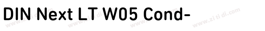 DIN Next LT W05 Cond字体转换
